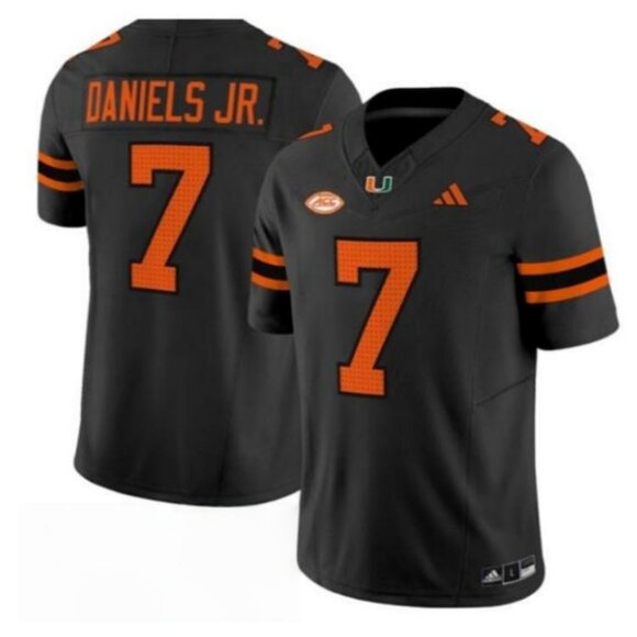 Mens or Youths Choose CJ Daniels Jr Vapor Stitched Black Jersey